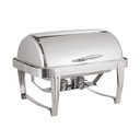 2 x Chafing Dish ECO GN 1/1 Edelstahl Rolltopdeckel