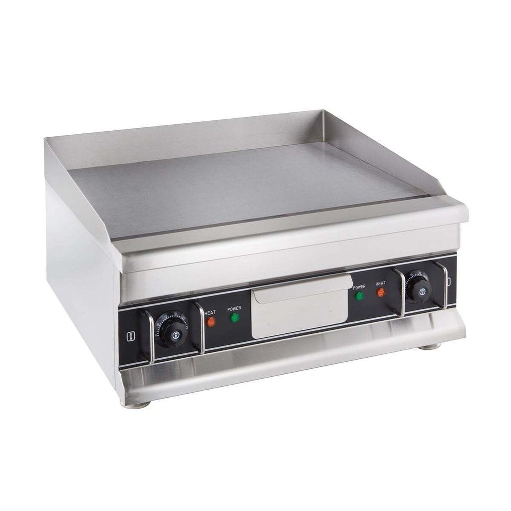 [GPE600F] Elektro-Grillplatte Eco 596x398 glatt - Tischgerät