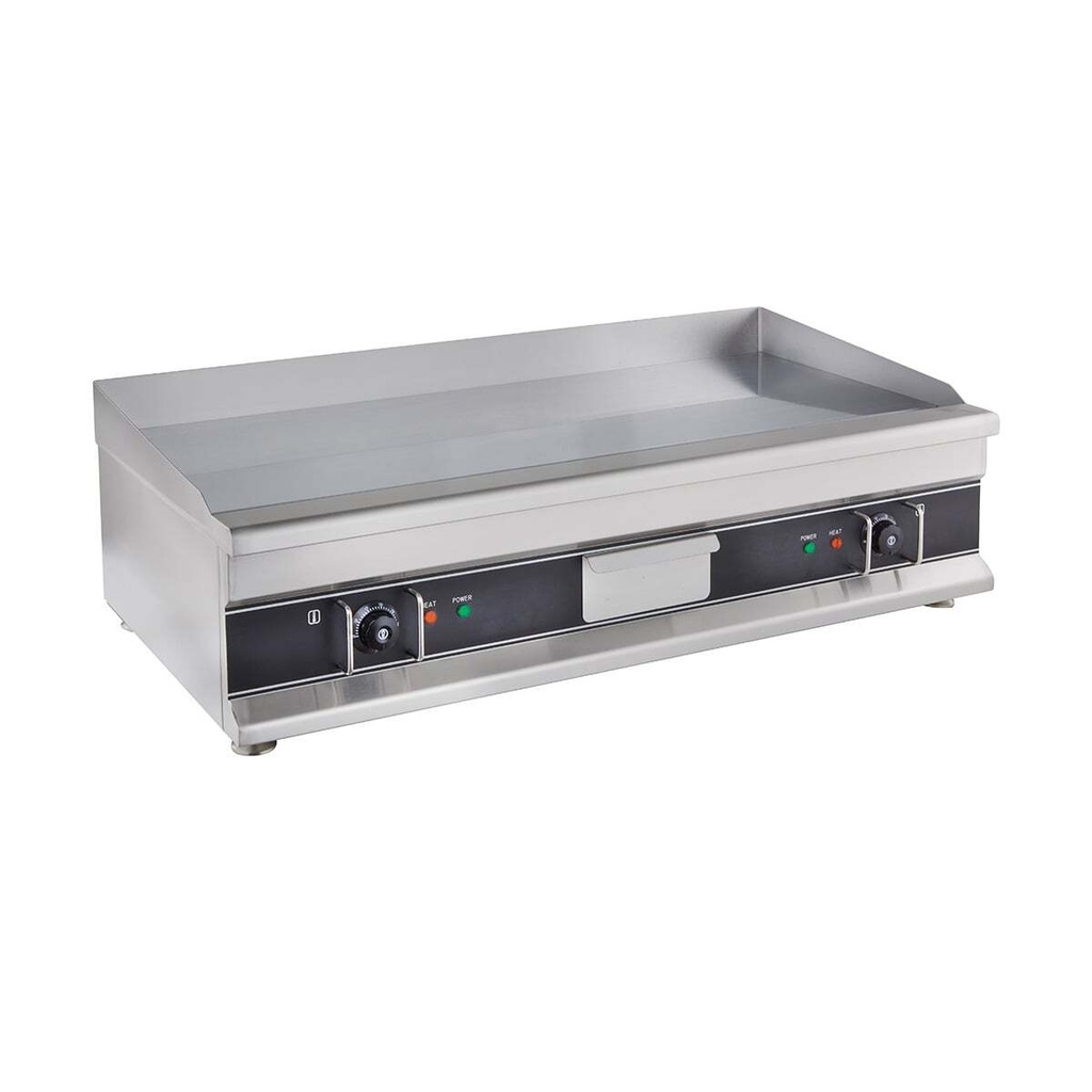 [GPE1000C] Elektro-Grillplatte Eco 998x398 glatt, verchromt - Tischgerät
