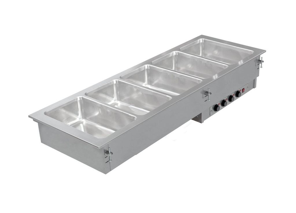 [EBMI-511] Einbau-Bain-Marie 5 GN1/1 Individuell