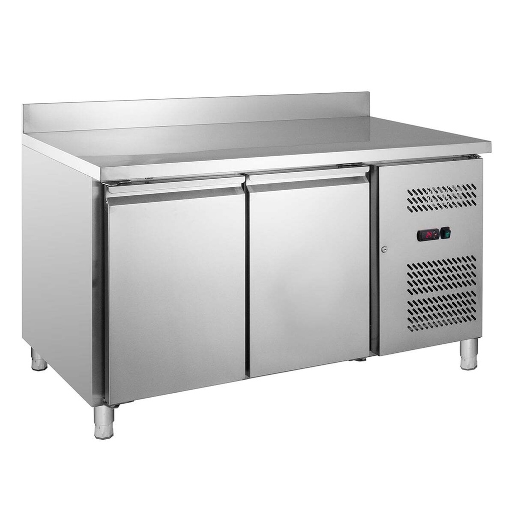 [GNH2200BT] Tiefkühltisch ECO 2/0 mit Aufkantung - GN 1/1