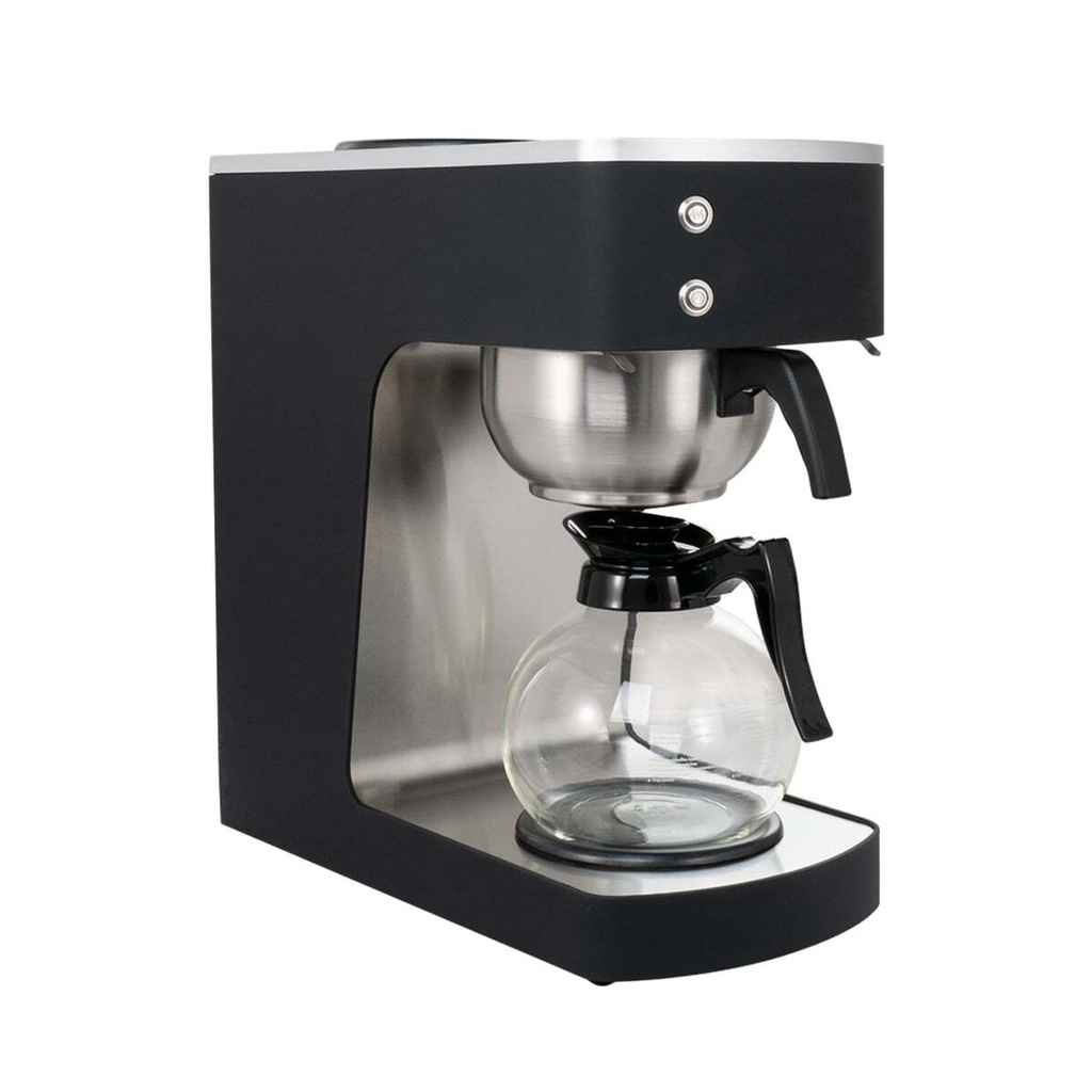 [FKM-ECO100] Filterkaffeemaschine ECO 2 Liter schwarz inkl. Glaskanne, 100 Tassen/Std., Professionelle Kaffeemaschine