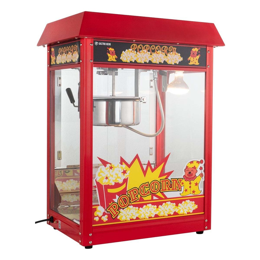 Popcornmaschine ECO 5 kg/h mit 1 Kessel