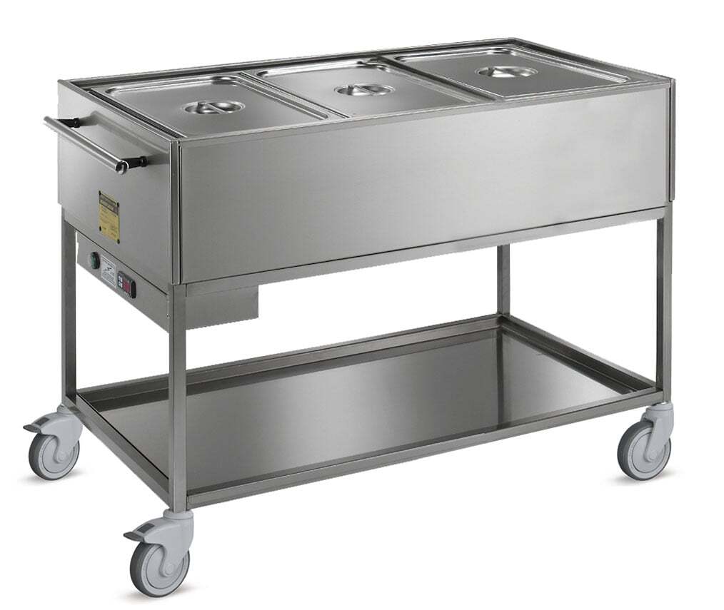 [ART.026.AD] Bain-Marie Wagen PROFI 4x GN 1/1