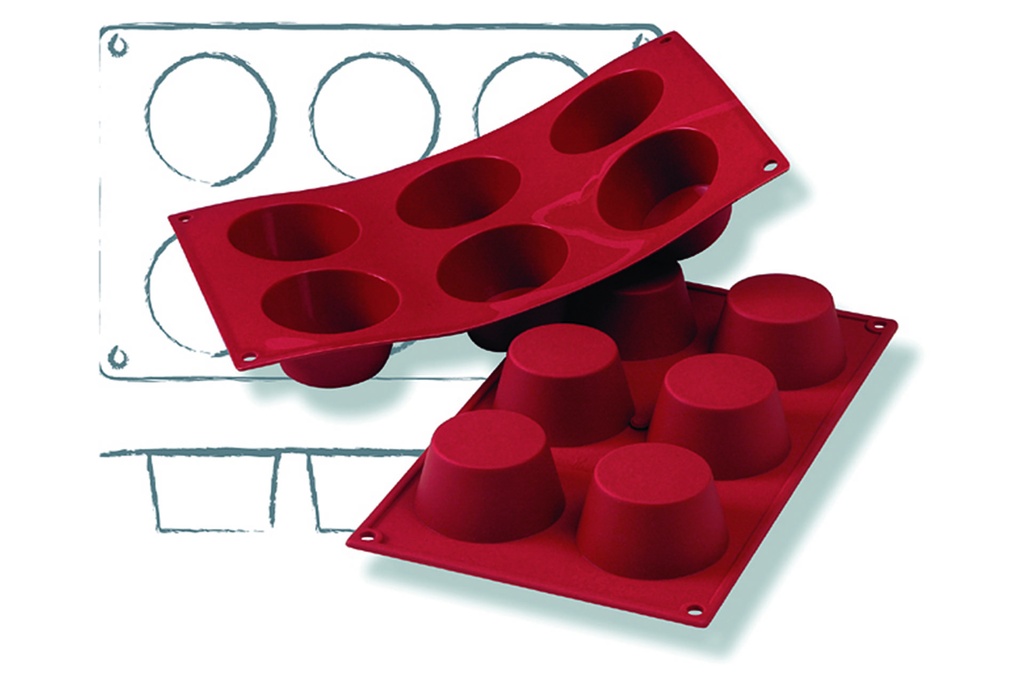 [115011] Muffin-Backform aus Silikon, 300 x 175 mm