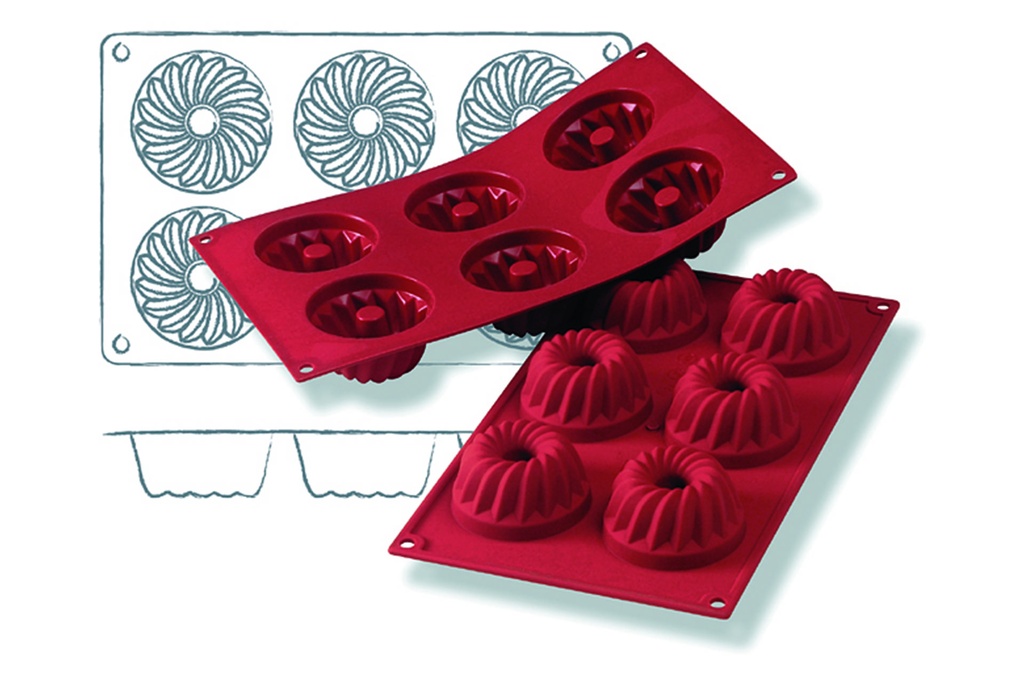 [115071] Silikon-Backformen, 300 x 175 mm