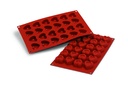 Silikonbackform Herz, 37 x 36 mm, 23 mm