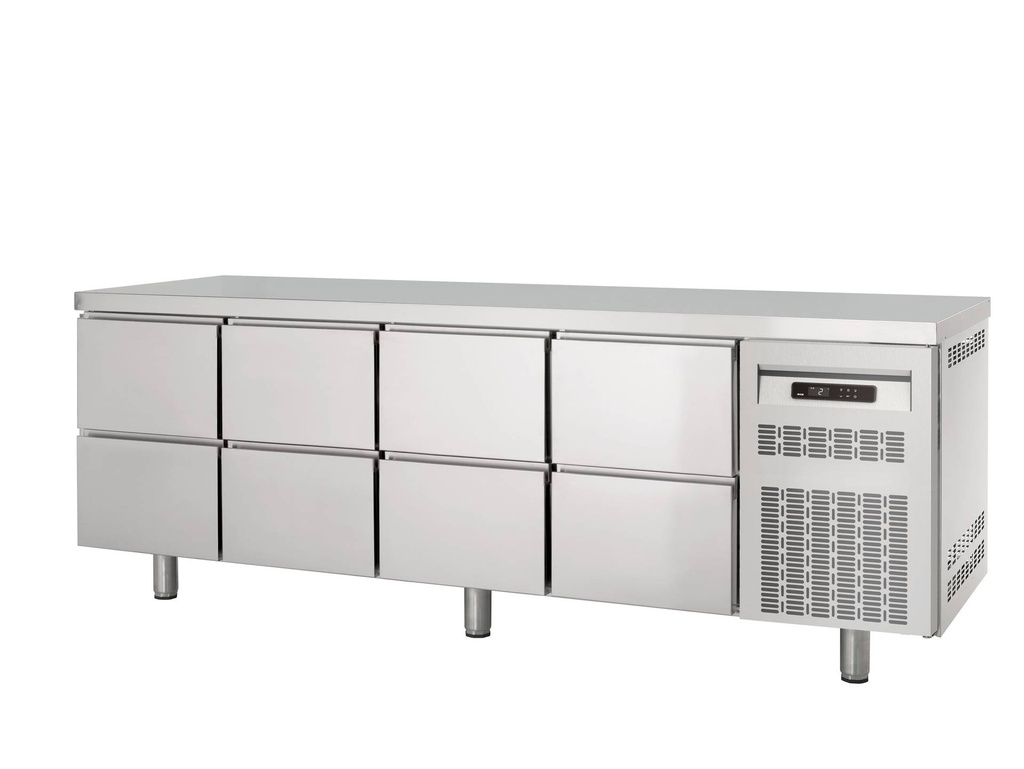 [KTN700-PROFI0/8] Kühltisch Profi 0/8 Superior - GN 1/1