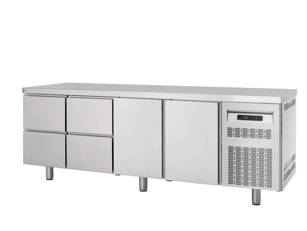 [KTN700-PROFI2/4] Kühltisch Profi 2/4 Superior - GN 1/1