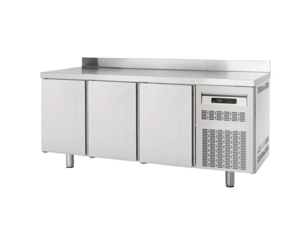 [KTN700-PROFI3/0AK] Kühltisch Profi 3/0 Superior mit Aufkantung - GN 1/1