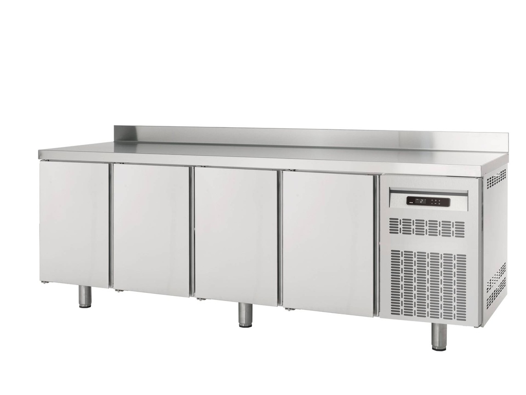 [KTN700-PROFI4/0AK] Kühltisch Profi 4/0 Superior mit Aufkantung - GN 1/1