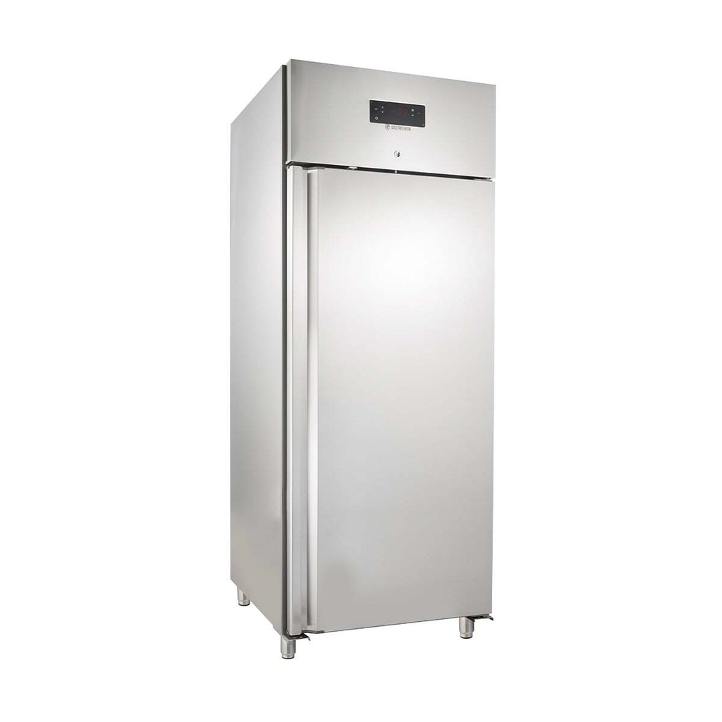 [GNH650TNM] Gastronomie Kühlschrank ECO 700 GN 2/1 Monoblock , 616 Liter Kühlraumvolumen, 3 verstellbare Einlegeböden, Robuste Bauweise, Edelstahl