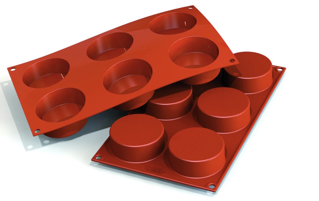 [115230] Silikon-Backform zylinder, Ø 70 mm, H 27 mm