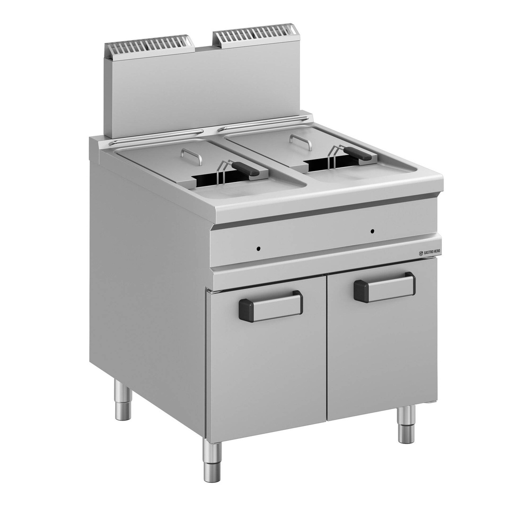 [DXMFRG98A] Gas-Fritteuse  Serie 900 - 80/90 - 18+18 Liter