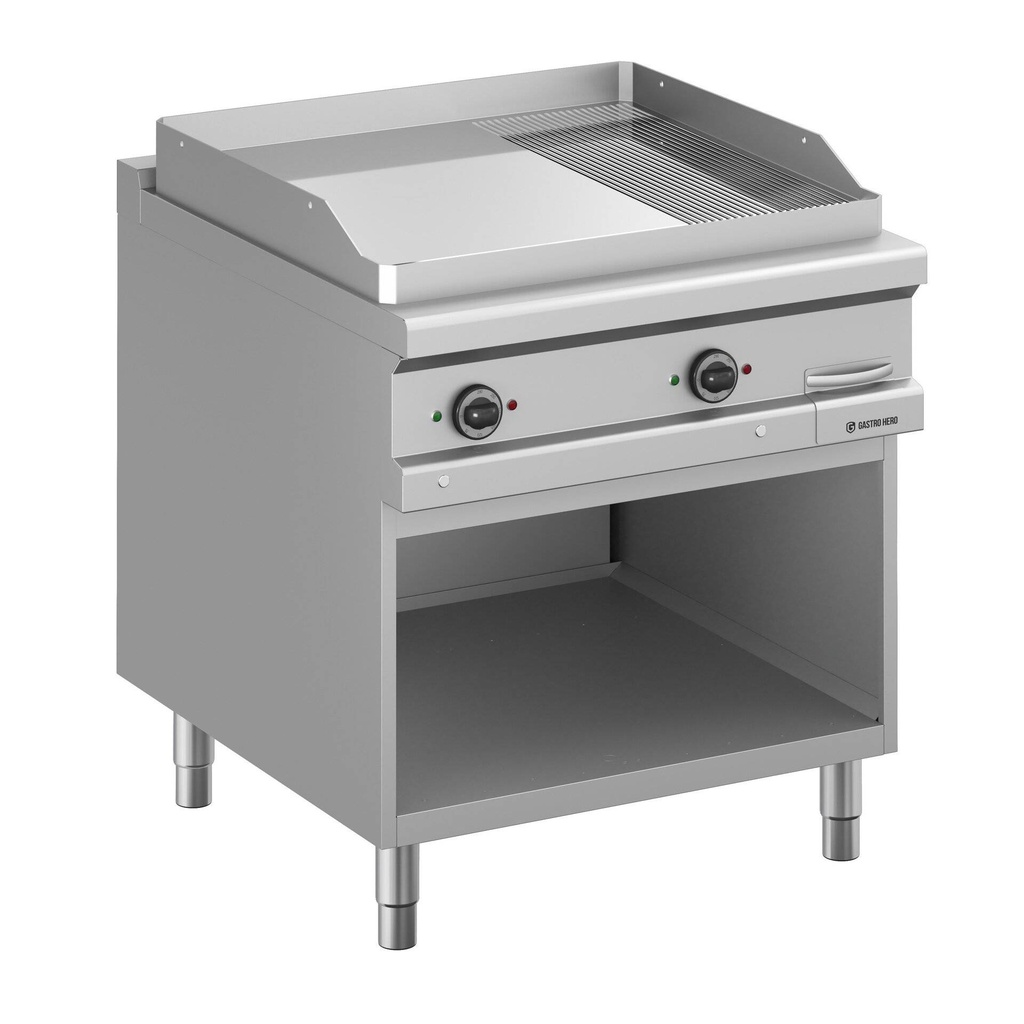 [DXMFTE98ALC] Elektrogrillplatte  Serie 900 - 80/90 - glatt, verchromt