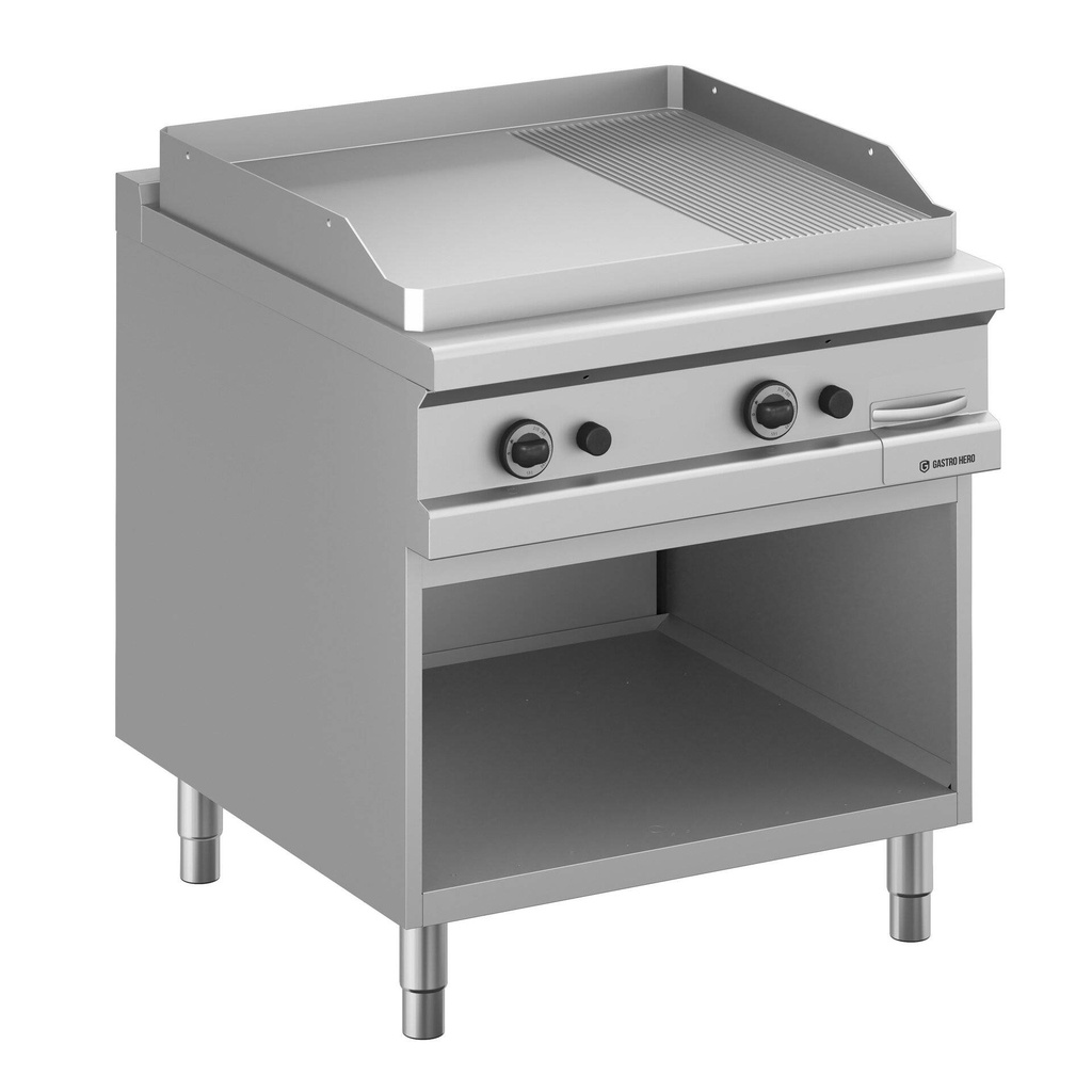 [DXMFTG98ALR] Gasgrillplatte  Serie 900 - 80/90 - ⅔ glatt, ⅓ gerillt