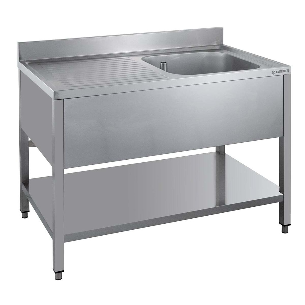 [SPT-ECO1270R] Spültisch ECO 12x7 mit 1 Becken rechts