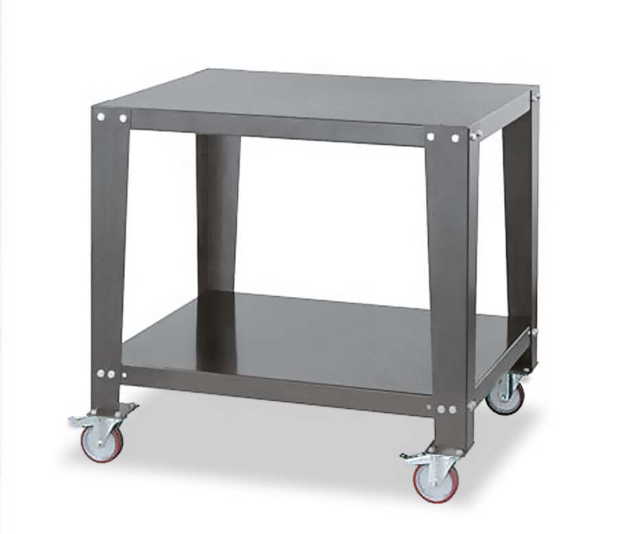 [UGSREF6-36B] Untergestell mit Rollen für Einkammer Pizzaöfen F6/FR6-36B breit