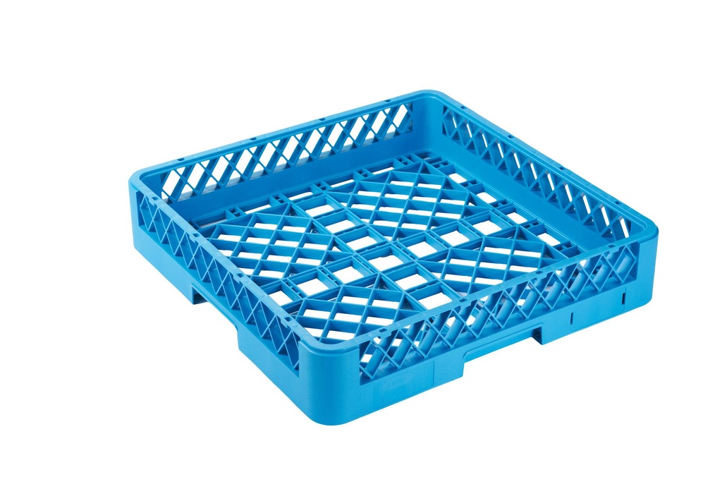 [GSK5050G] Spülkorb 500x500 mm ohne Aufteilung, grobmaschig, blau