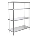 Edelstahl Regal ECO 1500x500x1800 mm