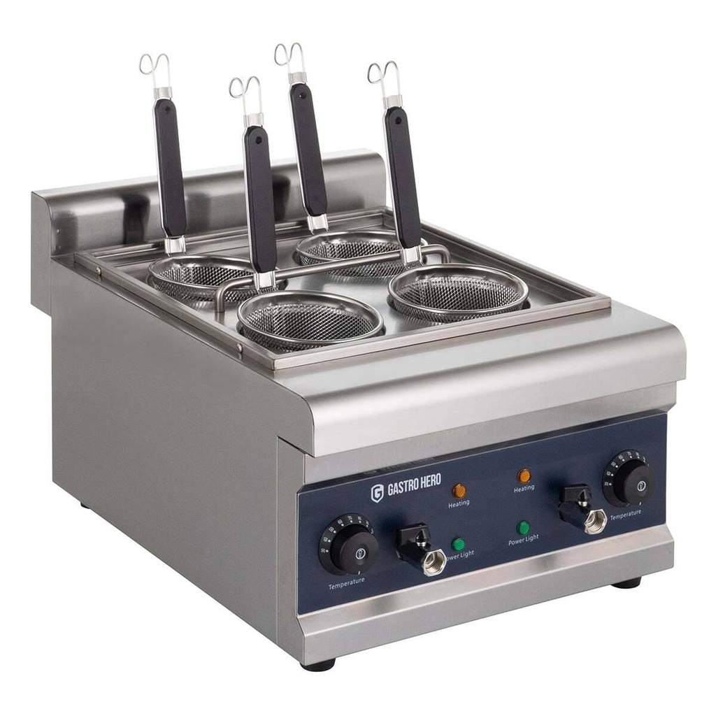 Elektrischer Nudelkocher - 4 Siebe - 16,5l