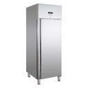 Gastronomie Kühlschrank ECO 600 GN 2/1, 600 Liter Kühlraumvolumen, 3 verstellbare Einlegeböden, Edelstahl