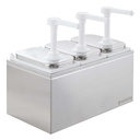 Saucenspender - 3x 3 Liter - Dosierpumpe PP