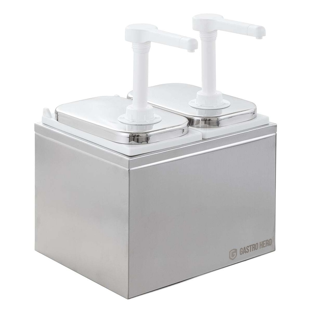 Saucenspender - 2x 3 Liter - Dosierpumpe PP