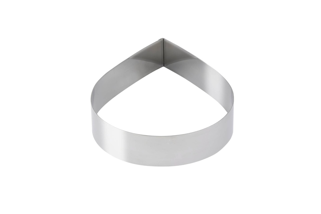 Dessert-/Tortenring aus Edelstahl, 160 x 50 mm