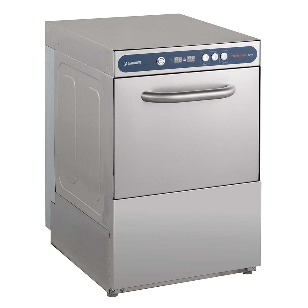 [PROFI-GLSM40SL] Gläserspülmaschine PROFI Digital 40 SL 40x40 cm Korbmaß, mit Reiniger- & Klarspüldosierer, mit Ablaufpumpe, Made in Europe, 230 Volt