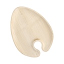 4 x 25 Cater Plates "pure" oval 23,5 cm x 18 cm x 1,3 cm