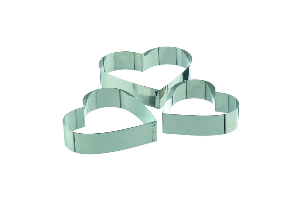 [155200] Dessert- /Tortenring aus Edelstahl, Ø 180 mm, Höhe 50 mm