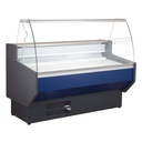 Kühltheke PROFI 100 - rundes Frontglas, 1050 mm, mit LED-Beleuchtung