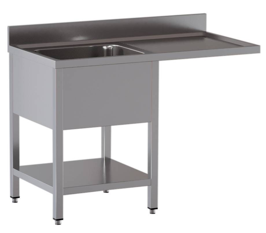 [SPZT-ECO1270L] Spülzentrum ECO 12x7 mit 1 Becken links