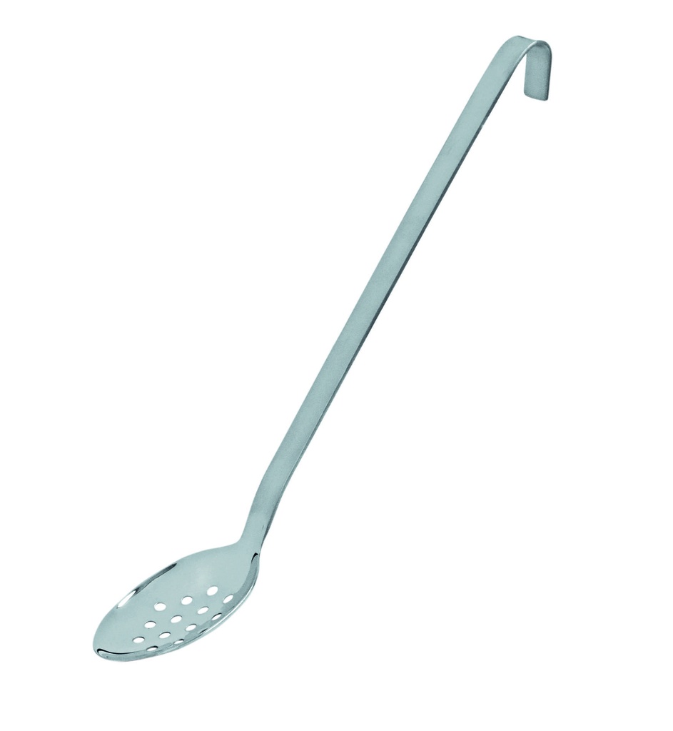 Servierlöffel aus Edelstahl, 480 mm, gelocht