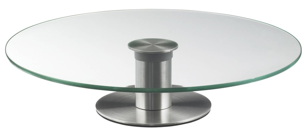 Tortenplatte drehbar aus Glas