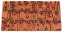 Ausstecher-Satz Buchstaben groß 26-teilig