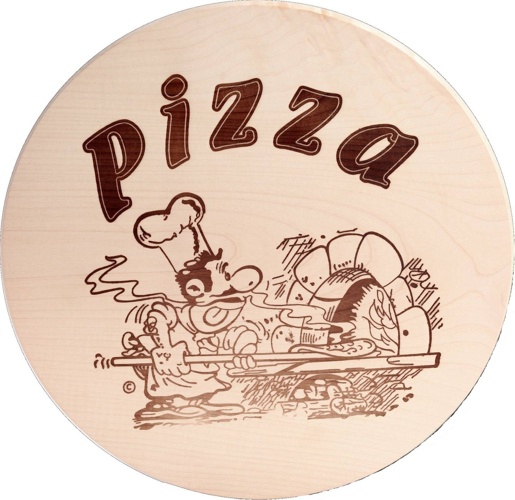 Pizzateller Ahornholz