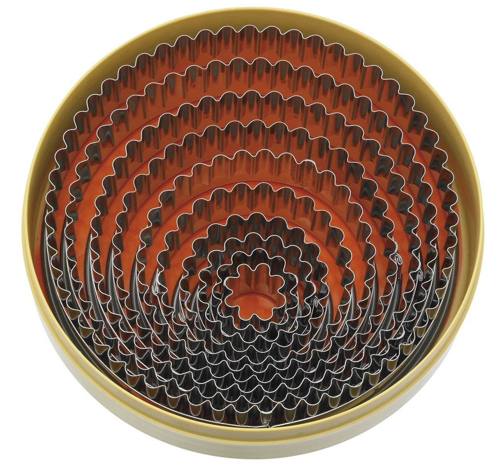 Ausstecher-Satz rund & gezackt