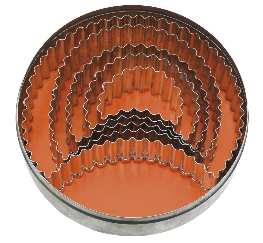 [15496] Ausstecher-Satz gezackt Mond 5-teilig