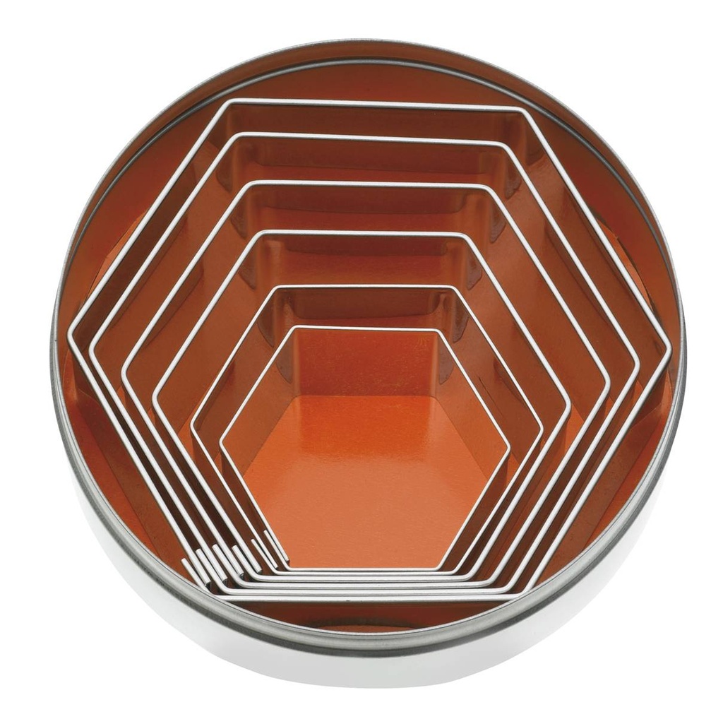 [15506] Ausstecher-Satz glatt 6-teilig