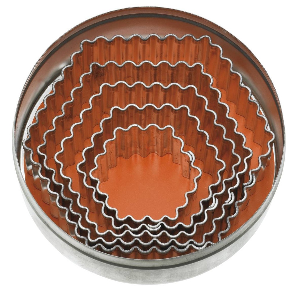 Ausstecher-Satz gezackt 5-teilig