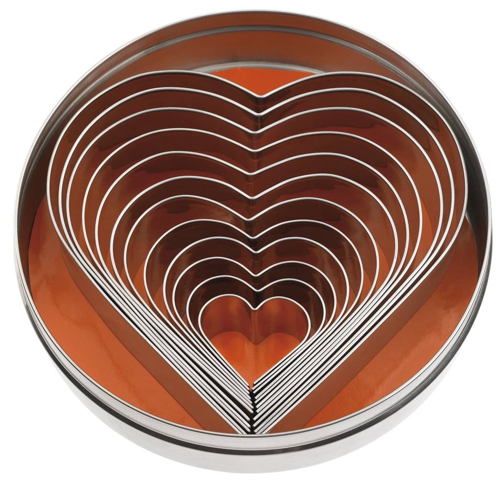 [16462] Ausstecher-Satz Herz glatt