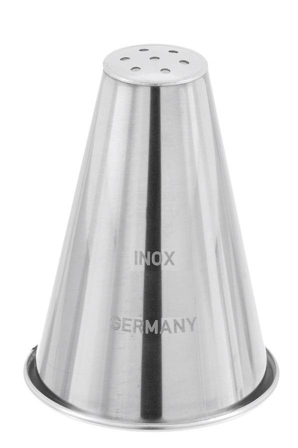 Vermicelle-Tülle aus Edelstahl