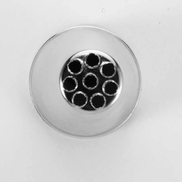 [25114] Garniertülle rund gezackt