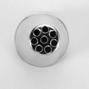 Garniertülle rund gezackt