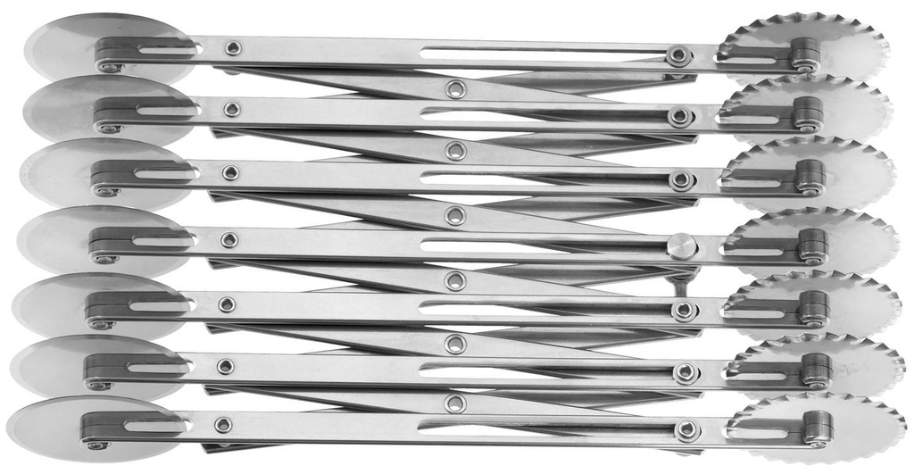 Teigschneider glatt & Welle, 125 mm