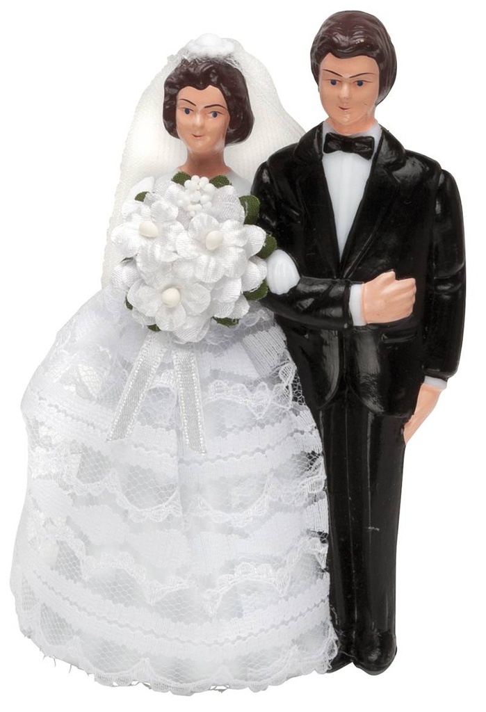 [29696M] Torten-Aufsatzfigur Brautpaar
