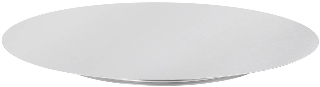 Tortenplatte flach rostfrei
