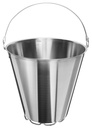 Eimer aus Edelstahl